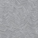 Grandeco|Papier peint floral abstrait gris argent métallisé|Papier Peint