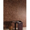 Grandeco|Abstract floral metallic branches and leaves wallpaper|Ethnic