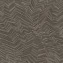 Grandeco|Gold-brown flowers, branches and leaves wallpaper|Ethnic