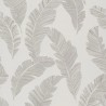 Grandeco|Papier peint minimaliste grandes feuilles blanc crème|Minimaliste