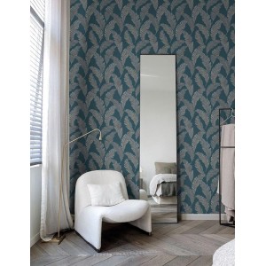 As Creation|Papel Pintado emulando azulejos de baño gris oscuro|Papel Pintado 2