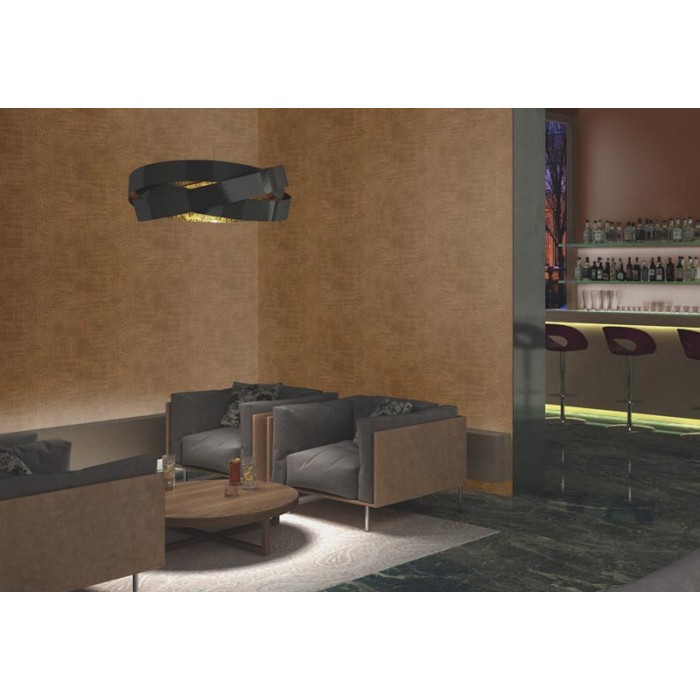 Rasch|Papel pintado piel cocodrilo marrón|Imitacion Piel Animales