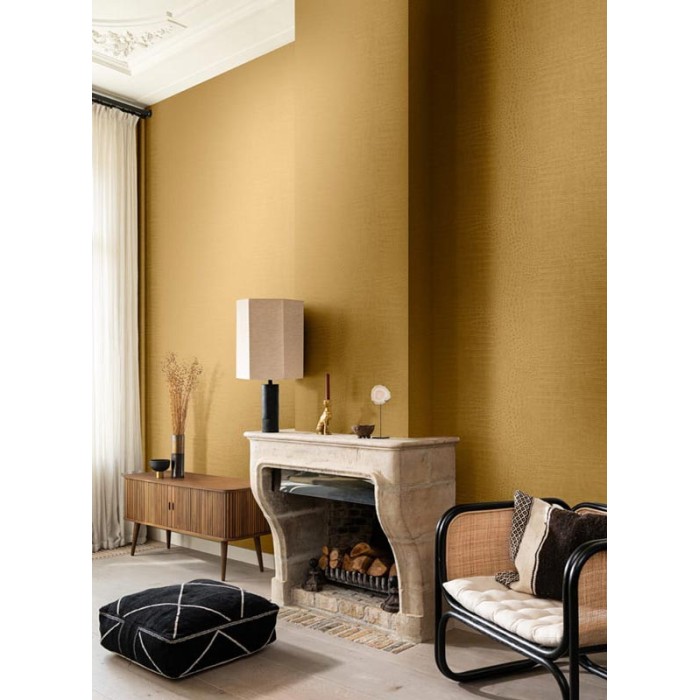 Rasch|Wallpaper crocodile skin golden|Skin Imitation