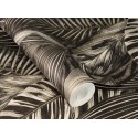 Rasch|Wallpaper ethnic style large black white leaves|Wallpaper