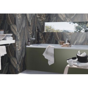 Casamance|Geometrische Tapete wassergrün-gold|Tapeten 2