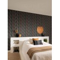 Rasch|Papel pintado estilo étnico efecto textil multicolor|Étnico