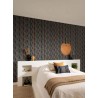 Rasch|Papel pintado estilo étnico efecto textil multicolor|Étnico