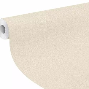 Papeldecor|Papier peint uni blanc et crème à texture rayée|Couleurs Unies 2