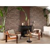Rasch|Wallpaper imitation leather brown|Wallpaper