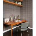 Rasch|Papier peint carreaux écossais tartan gris|Carreaux