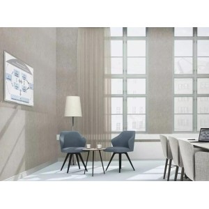 Casamance|Wallpaper linen brown natural imitation|Rustic 2