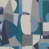 Rasch|Wallpaper retro blue and green modern|Retro
