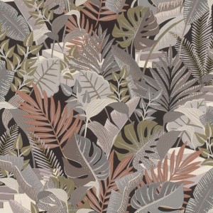 As Creation|Wallpaper striped circles ethnic style dark tones|Wallpaper