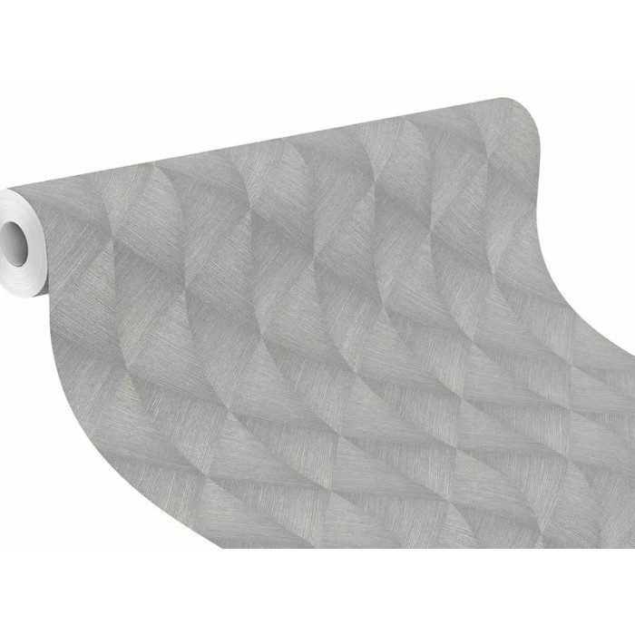 Rasch|Papel pintado bambú 3D gris textura natural|Papel Pintado