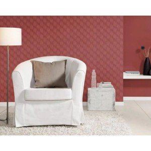 Grandeco|Geometric diamond pattern green wallpaper|Raffia Imitation 2