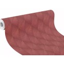 Rasch|Papier peint fibre bambou 3D rouge décoratif intense|Papier Peint