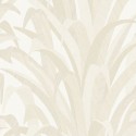 Grandeco|Papel pintado floral hojas cumarubeige crema|Papel Pintado