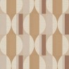 Grandeco|Wooden-effect geometric mustard yellow wallpaper|Retro