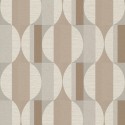 Grandeco|Papier peint géométrique effet bois beige marron|Papier Peint