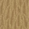 Grandeco|Tropische Cumarublätter gelb-mustard Tapete|Modern