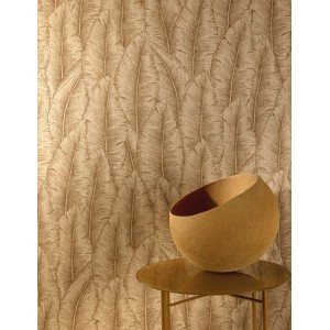 Grandeco|Papier peint feuilles tropicales cumaru vert|Moderne 2