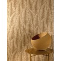 Grandeco|Tropische Cumarublätter gelb-mustard Tapete|Modern