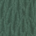 Grandeco|Papier peint feuilles tropicales cumaru vert|Moderne