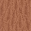Grandeco|Tropical cumaru leaves red wallpaper|Modern