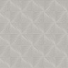 Grandeco|Carved wood geometric gray wallpaper|Rhombus