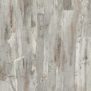 Grandeco|Papel pintado efecto madera 3D marrón|Imitacion Madera