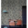Grandeco|Papier peint bois vieilli vert bleuté|Imitation Bois