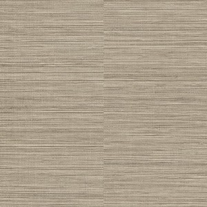 Elitis|Papier peint vinyle haut de gamme effet raphia marron|Imitation Raphia