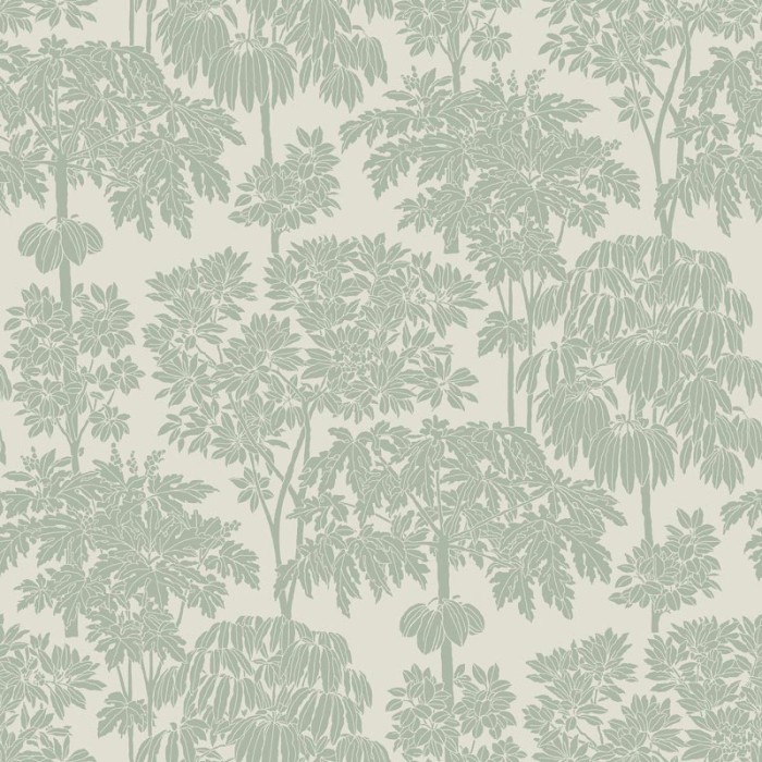 Grandeco|Papel pintado jungla tropical verde|Tropical