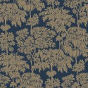 Grandeco|Tropical jungle blue wallpaper|Wallpaper