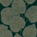 Grandeco|Papier peint plantes tropicales grandes feuilles vert|Moderne