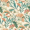Grandeco|Multicolored Japanese ginkgo flowers wallpaper|Oriental