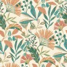 Grandeco|Japanische Ginkoblüten farbenfrohe Tapete|Orientalisch