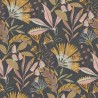 Grandeco|Japanese ginkgo flowers black yellow wallpaper|Oriental