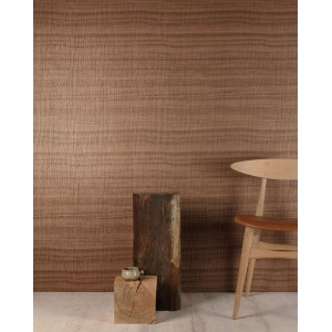 Elitis|Vinyl wallpaper with brown raffia texture|Raffia Imitation 2