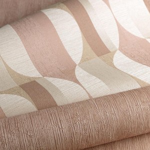 Caselio|Papier peint minimaliste blanc et doré, motif géométrique|Cercles 2