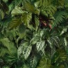 Grandeco|Large exotic green leaf wallpaper|Wallpaper