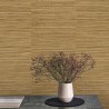 Grandeco|Papier peint effet raphia jonc ou canne blanc crème|Imitation Raphia
