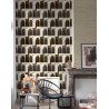 Grandeco|Bauhaus figurative style beige wallpaper|Figurative