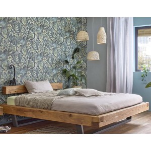 Elitis|Ochre yellow lime paint effect stucco wallpaper|Wallpaper 2