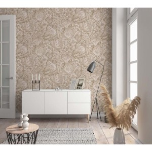 Papeldecor|Wallpaper striped plaster light grey|Wallpaper 2