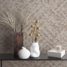 Marburg|Wallpaper bamboo fiber beige brown wicker effect|Raffia Imitation