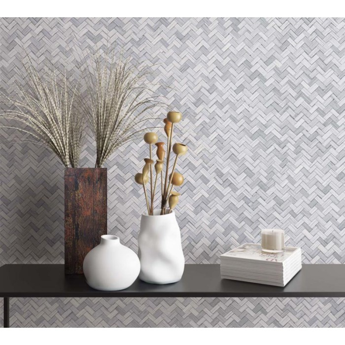 Marburg|Papier peint osier tressé fibre bambou gris|Oriental