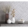 Marburg|Papier peint osier tressé fibre bambou gris|Oriental