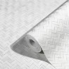 Marburg|Wallpaper bamboo fiber cream white, wicker effect|Wallpaper