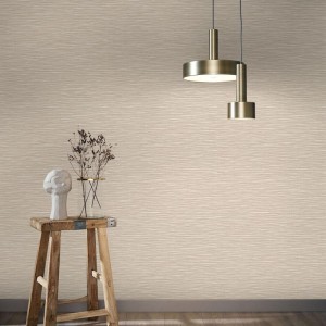 Casamance|Wallpaper natural fibers mustard orange wicker style|Raffia Imitation 2